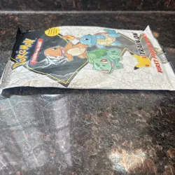 Brand New Sealed Pokemon 25th Train On First Partner Pack x1 3 Oversized Cards 820650809682 - Image 3