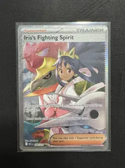 Pokemon TCG IRIS'S FIGHTING SPIRIT 292/217 Ascended HEROES SIR CARD - Image 1
