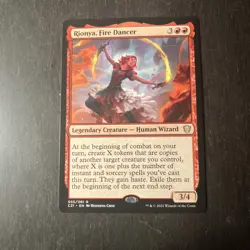MTG STARTER COMMANDER DECK - Rionya, Fire Dancer - Mono Red Instants - $45 Value - Image 1