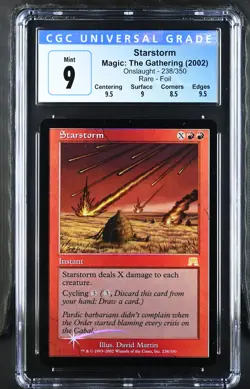 STARSTORM Onslaught Foil Rare CGC 9 MTG [Nostalgium] - Image 1