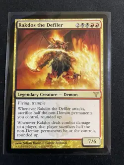 Mtg X1 Rakdos The Defiler Dissension Magic The Gathering - Image 1