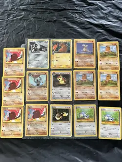 Vintage Pokemon Card Binder Collection Lot Wotc, mostly 1999 but other years too - Image 2