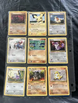 Vintage Pokemon Card Binder Collection Lot Wotc, mostly 1999 but other years too - Image 5