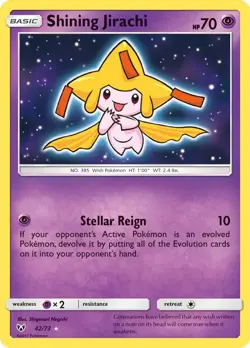 Holofoil - Shining Jirachi - 42/73 / NM / English Pokemon TCG - Image 1