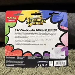 Pokemon TCG Ascended Heroes - Erika’s Tangela Blister BRAND NEW SEALED ✅ 1 - Image 2