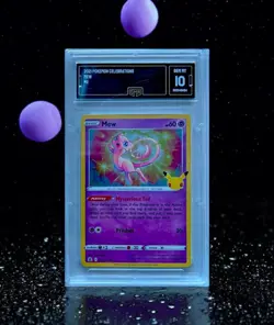 MEW Celebrations Holo Rare #011 GMA 10 GEM Mint Pokemon - Image 1