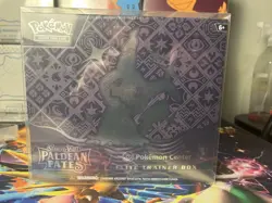 Sealed Pokemon Center Paldean Fates Elite Trainer Box - Image 1