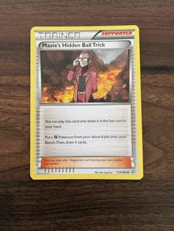 Pokemon TCG Maxie's Hidden Ball Trick 133/160 Uncommon XY Primal Clash LP/NM - Image 1