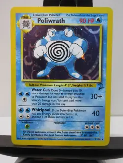 Poliwrath Holo 2nd Edition Base Set 15/130 Pokemon TCG - Image 1