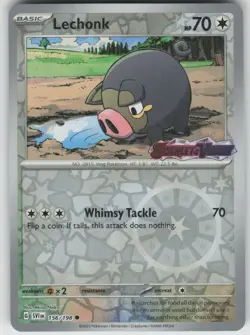 Lechonk - (Best Buy Promo) Reverse Holofoil 156/198 Pokemon - Image 1