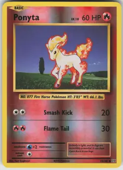 Ponyta Reverse Holo Common Legendary Collection 087/110 Pokemon - Image 1