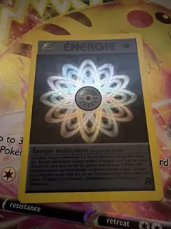 German Rainbow Energy 17/82 LP Holo Team Rocket Unlimited Rare Pokemon - Image 2