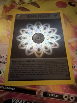 German Rainbow Energy 17/82 LP Holo Team Rocket Unlimited Rare Pokemon - Image 3