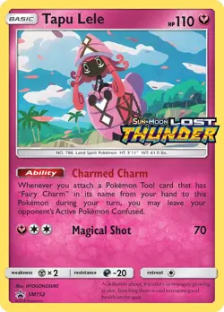 Holofoil - Tapu Lele - SM152 (Prerelease) - SM152 / NM / English Pokemon TCG - Image 1