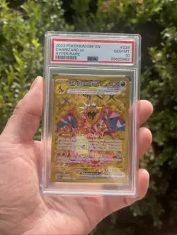 2023 POKEMON OBF EN OBSIDIAN FLAMES HYPER RARE CHARIZARD EX #228 PSA 10 🐦‍🔥 - Image 1