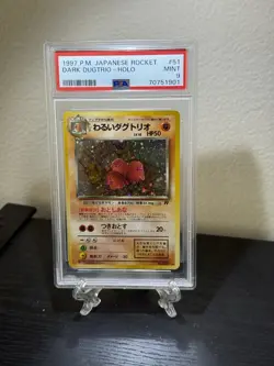 PSA 9 Dark Dugtrio-Holo 51 Pokemon 1997 Pokemon Japanese Rocket - Image 1