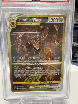 Pokemon Giratina VSTAR Crown Zenith Secret Rare Full Art #GG69 PSA 9 Mint - Image 2