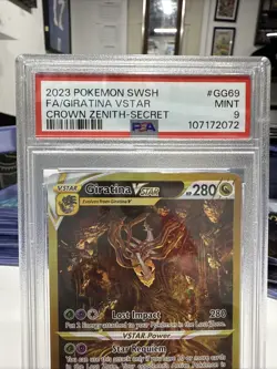 Pokemon Giratina VSTAR Crown Zenith Secret Rare Full Art #GG69 PSA 9 Mint - Image 3