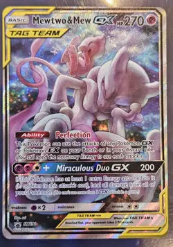 2019 Pokemon Mewtwo & Mew GX #SM191Full Art Promo Near-Mint - Image 1