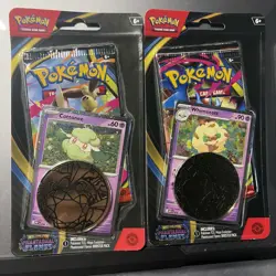 Pokemon Phantasmal Flames Checklane Blister Set of 2 Packs Cottonee / Whimsicott 820650853319 - Image 1