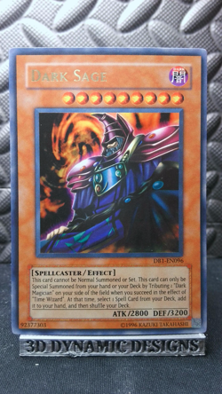 | Yugioh Dark Sage DB1-EN096 Ultra Rare Dark Beginning 1 LP/PL 🔥 | - Image 1