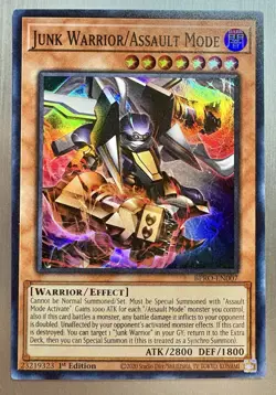 YuGiOh: Burst Protocol - Junk Warrior / Assault Mode - BPRO-EN007 - Super Rare - Image 1