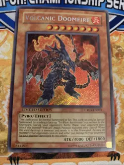 Yugioh Volcanic Doomfire CT04-EN004 NM - Image 1