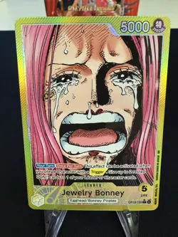 Jewelry Bonney Alt Art Leader OP13-100 Carrying On His Will One Piece TCG NM - Image 1