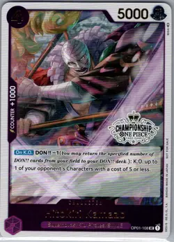 Hitokiri Kamazo Store Championship Participation OP01-108 - One Piece Card - NM - Image 1