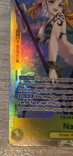 One Piece CCG Nami EB03-053 EB Holo Character Card 6000 Power - Image 2