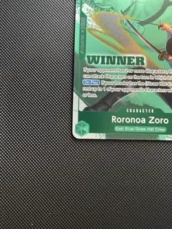 One Piece CCG Zoro EB02-019 WINNER Promo English NM Foil - Image 5