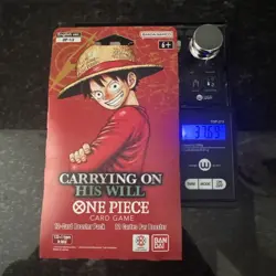 One Piece OP-13 CARRYING ON HIS WILL - HEAVY - Sleeved Booster Pack 37.69g 🔥🔥 - Image 1