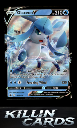 Glaceon V - SWSH196 SWSH196 Promo SWSH: Sword & Shield Promo Cards NM - Image 1