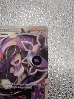 Pokemon TCG Lusamine Ultra Prism Holo Card 153/156 Full Art Ultra RARE NM - Image 3