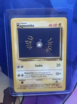 Magnemite - 60/82 - Common - Team Rocket - Pokemon Card - LP - Image 1