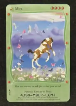 Bella Sara TCG - Baby Bella - Mira - 29/92 Card (NM) - Image 1