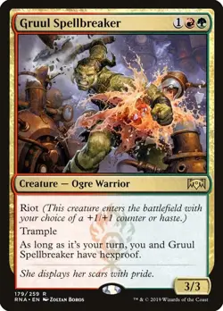 NM Gruul Spellbreaker, MTG, Ravnica Allegiance, Magic the Gathering, 179 - Image 1