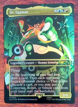 Dr. Eggman (Rainbow FOIL) 2084 | Near Mint FOIL | Secret Lair Drop SLD MTG - Image 1
