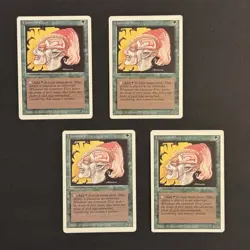 *** Llanowar Elves x4 Revised *** MtG Magic Gathering 1994 VINTAGE FAST SHIPPING - Image 1
