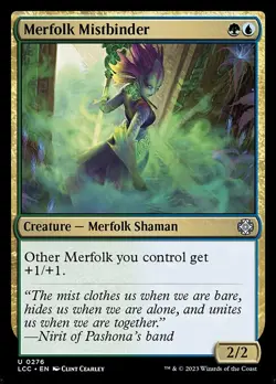 NM Merfolk Mistbinder, MTG, Lost Caverns of Ixalan, Magic the Gathering, 276 - Image 1