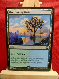 Overflowing Basin - Modern Horizons 3 Commander - NM - Rare - MTG - Image 1