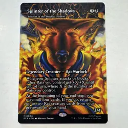 Ashcoat of the Shadow Swarm "Splinter of the Shadows" - PZA NM MTG - Image 1