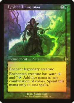 MTG FOIL Leyline Immersion - March of the Machine: The Aftermath #071 - Image 1