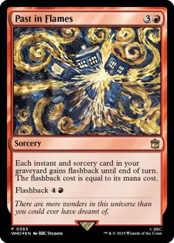 Foil - Past in Flames - 565 / NM / English MTG - Image 1