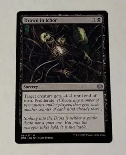 MTG Drown in Ichor - Phyrexia All Will Be One LP - Image 1