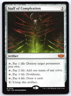 Staff of Compleation - Commander: Tarkir: Dragonstorm - MTG - Near Mint - Image 1