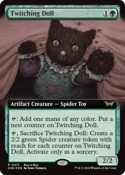 Foil - Twitching Doll (Extended Art) - 417 / NM / English MTG - Image 1