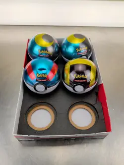 4 Pokemon TCG PokeBall Tin | Great Ball D25 *SEALED *READY TO SHIP - Image 1