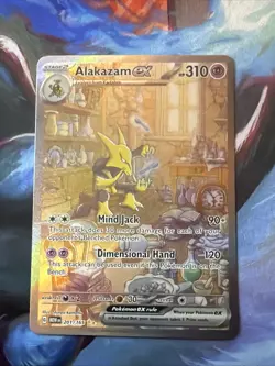 Pokemon TCG - Alakazam EX SIR 201/165 - SV: Mew 151 Holo - NM - Image 1