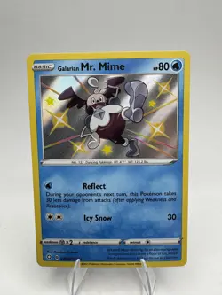 Pokemon TCG Shining Fates: Shiny Vault #SV020/SV122 Galarian Mr. Mime - Image 1